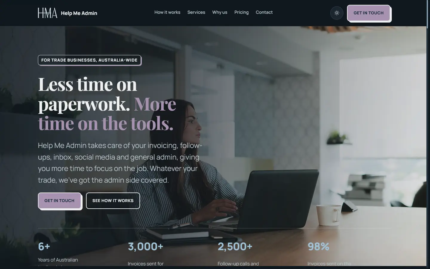 WordPress Projekt Screenshot